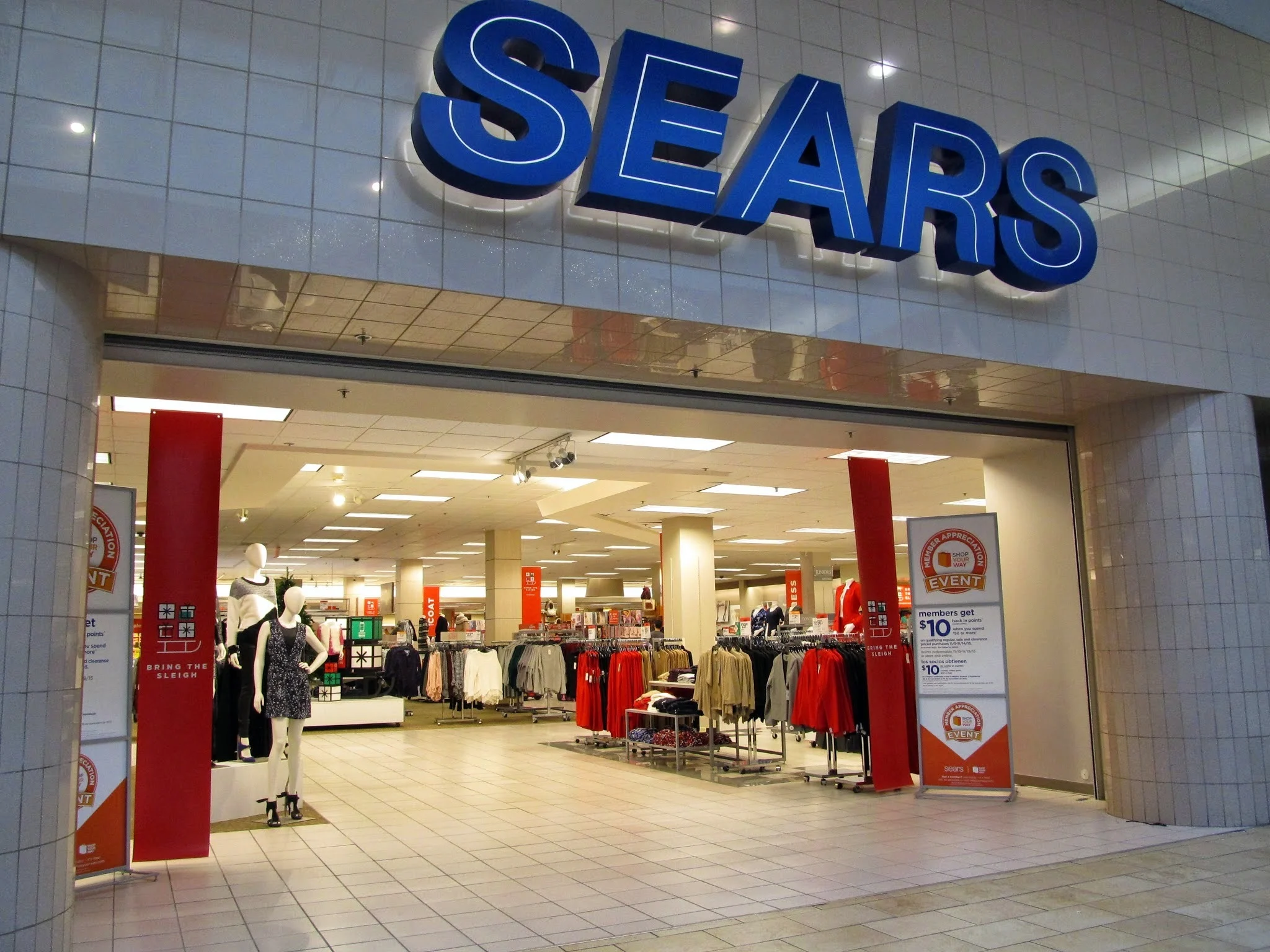 Franquia da Sears entra com pedido de recuperação judicial nos EUA
